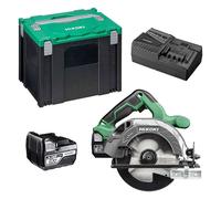 Scie circulaire 18V HIKOKI C1806DAWRZ 2 x 5,0Ah Ø 165mm 57mm
