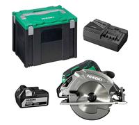 Scie circulaire 18V HIKOKI C1807DAWRZ 2 x 5,0Ah Ø190mm 64mm