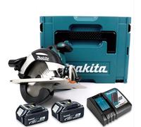 Scie circulaire 18V Li-Ion Ø165 mm (2x3,0 Ah) en coffret MAKPAC - MAKITA DHS630RFJ