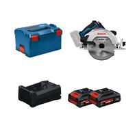 Scie circulaire Ø190 mm GKS 18V-68-2 + 2 Batteries EXPERT 4 Ah + 1 Chargeur GAL 12V/18V-80 BOSCH