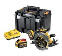 Scie circulaire 190mm 54V XR FLEXVOLT + 2 batteries 9Ah + chargeur + coffret TSTAK VI - DEWALT - DCS578X2-QW G