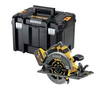 Scie circulaire 2.0 XR FLEXVOLT 54V 2Ah Li-Ion Brushless compatible rail de guidage DEWALT - 190mm - sans batterie ni chargeur - coffret TSTAK - DCS579NT-XJ