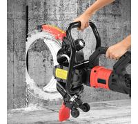 Scie Circulaire À Anneau,Scie À Béton,Scies Circulaires,Avec Pompe À Eau,2 Lames Et Une Paire Gants,Profondeur Coupe 29 Cm/11,4 Po,Lame Diamantée,Pour Pierre,Barres D'armature