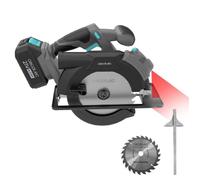 Scie circulaire à batterie Cecotec DirectPrecission 8000 Vision, 21 V, disque de 165 mm, moteur sans balais