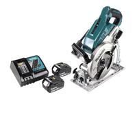 Scie circulaire à batterie Makita DRS 780 RM 36V (2x18V) 185 mm brushless + 2x batterie 4.0Ah + chargeur