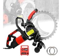 Scie Circulaire À Béton 16" 9500 W/12000 W Scie À Béton Électrique Toroïdale Coupe-béton Profondeur De Coupe Maximale 11,4" Avec 2 Lames De Scie Et Système De Coupe Humide