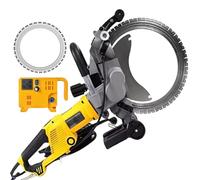 Scie Circulaire À Béton 8000 W - Moteur En Cuivre Pur Et Coupe À L'eau Sans Poussière, Profondeur De Coupe 29 cm/39 cm, Scie Circulaire Professionnelle Pour Maçonnerie, Carrelage 39cm