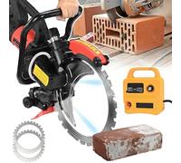 Scie circulaire à béton électrique, 8800 W/9500 W, découpeuse de murs annulaires, profondeur de coupe de 270 mm, 2 m en 3 min, for granit, pierre et marbre.(9500W)