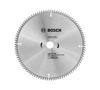 Scie circulaire à bois 305x30mm 100 dents, modèle Optiline Wood Eco, marque Bosch, idéale pour des coupes rapides et précises dans le bois, grande durabilité et performances professionnelles.