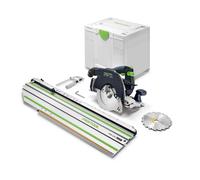Scie circulaire à capot basculant sans fil 18V HKC 55 KEB-Basic-FSK 420 - FESTOOL - sans batterie, ni chargeur - rail de guidage - SYSTAINER - 578704