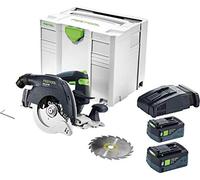 Scie circulaire à capot basculant sans fil HKC 55 Li EBI-Plus-SCA - 575675 - Festool