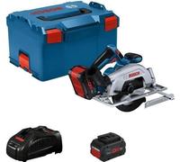 Scie circulaire Bosch Professional GKS 18V-57-2 + 2 batteries ProCORE 18V 5.5Ah + Chargeur GAL1880 CV + L-BOXX - 06016C1202