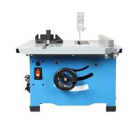 Scie circulaire de table, 1400 W, 220 V, angle réglable, 4200 tr/min, scie circulaire de table pour un usage domestique, le bricolage personnel, le travail du bois, jusqu'à 50 kg