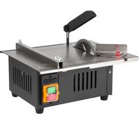 Scie circulaire de table, surface en acier inoxydable, coupeuse d'angle réglable, EU