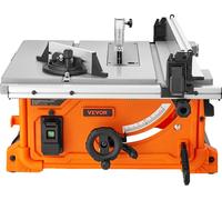 Scie circulaire de table VEVOR 4400tr/min, scie de table 1800W, 85mm à 90° de coupe transversale / 60mm à 45° de coupe oblique, guide d'angle -60˚/60˚, Idéal pour la coupe de bois et les projets de br