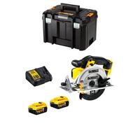 Scie Circulaire DeWALT DCS391P2 (2 x 5,0 Ah + DCB115 + TSTAK VI)