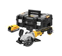 Scie circulaire - DeWALT - DCS571E1T - 18V - 1,7 Ah - Sans fil - Brushless