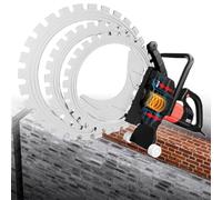 Scie Circulaire électrique pour Le béton, Conception toroïdale améliorée, Moteur en cuivre Pur 8900W, Coupe à 90° sans Angle Mort (410+520mmSawblade)