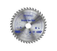 Scie circulaire Faithfull Lame TCT 235x16 / 20/30 / 35mmx40T fine Cross Cut FAIZ23540