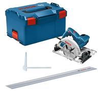 Bosch GKS 55+ GCE + FSN 1400 16,5 cm Noir, Bleu 4700 tr/min 1350 W