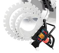 Scie circulaire industrielle béton 50 cm de profondeur, 8900 W, 3300 tr/min, refroidissement à 360°, coupe humide sans poussière, poignée ergonomique pour chasseur mural et rénovation