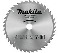 Scie circulaire Makita D-74077 TCT; 260x2,6x30 mm; T40; 15°