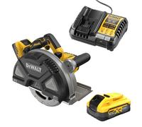 Scie circulaire métal 184mm xr 18V 5AH li-ion brushless powerstack - DEWALT - DCS383H2-QW