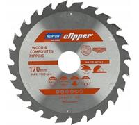 Scie circulaire Norton 170 mm x 30 mm x 48 oz Bois et composites ATB 2,6 1,6