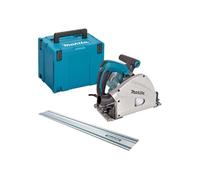 Scie circulaire plongeante 1300W Ø165MM - - Avec coffret MAKPAC + Rail de guidage 1400 mm - SP6000J1