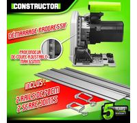 Scie Circulaire Plongeante 1400w - Constructor