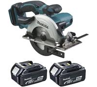 Scie circulaire plongeante MAKITA 18V 136mm Li-ion - 2 batteries 4.0Ah - 1 chargeur rapide - DSS501RMJ