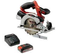 Scie circulaire portative sans fil Einhell TE-CS 18/150 Li Profondeur de coupe max. (90°) 48 mm + batterie, + chargeur