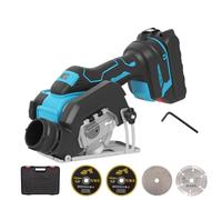 Scie circulaire portative sans fil pour batterie Makita 18 V, mini scie circulaire de 3", scie circulaire sans balais avec 4 lames de scie, profondeur de coupe 22 mm, scie circulaire électrique pour