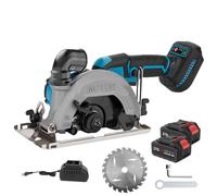 Scie Circulaire sans Fil 150 mm (6 Pouces) - Moteur sans Balais - Coupe 0-45° Profondeur 54mm - Compatible Batteries Makita 18V