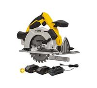 Scie Circulaire sans fil 20V + 2 Batteries Lithium 2.0AH + Chargeur rapide VITO