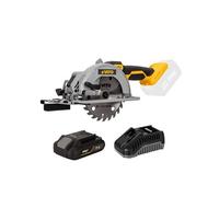 Scie Circulaire sans fil 20V Lame 140mm + Batterie lithium 2.0Ah + Chargeur 20V