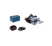 Bosch Professional Scie circulaire sans-fil BITURBO GKS 18V-68 GC, 2 x Batteries 5.5Ah, Chargeur - 06016B5130
