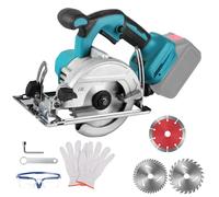 Scie Circulaire Sans Fil Compatible Batterie Makita 18V, 125 mm