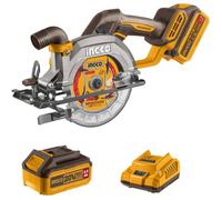 Scie Circulaire Sans Fil INGCO 20V CSLI14021 - Moteur Sans Balais, 140mm, 6300tr/min
