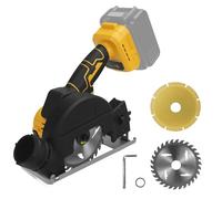 Scie circulaire sans fil pour batterie Dewalt 20 V, mini scie à meuleuse d'angle sans balais, 3 vitesses et 12000 tr/min, profondeur de coupe 0,8" (20 mm) pour métal, bois, plastique (pas de batterie)