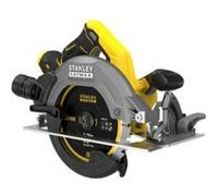 Stanley FATMAX Scie circulaire Sans Fil 18V Lithium Ion Moteur Brushless 190mm Vitesse 5000 trs/mn Coupe Biaise 55° Sans Batterie ni Chargeur Gamme FATMAX V20 SFMCS550M2K-QW
