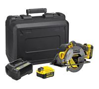 V20 Scie Circulaire 165mm Lithium 18V STANLEY Fatmax - 2 Batteries 4Ah