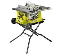 Ryobi Scie sur table électrique RTS1800EF-G 1800W 254mm piètement rétractable, roues, rallonges