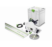 Scie circulaire TS 75 EBQ-Plus-FS - 1600W Ø210 mm - FESTOOL - avec Rail FS 1400/2 + lame Wood universal - 576115