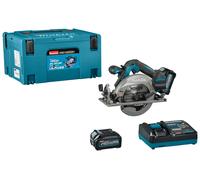 Scie circulaire XGT Scie Ø 165 mm livrée avec 2 batteries 2,5 Ah, 1 Chargeur rapide DC40RA, 1 Coffret Makpac 3 - MAKITA - HS012GD201