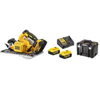 Scie circulaire XR 18V + 2 batteries 5 Ah + chargeur en coffret TSTAK - DEWALT - DCS572P2-QW + 1 Batterie offerte avec le code 500DEW dès 500€ d'achat DEWALT