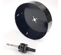 Scie cloche Ø165 mm HSS-Bi-Métal Foret Boîte de Foret Scie circulaire avec adaptateur BOHRFUX