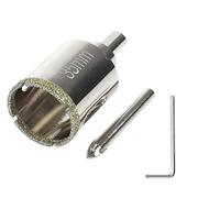 Scie Cloche 35mm Scie Cloche Diamant,Foret Carrelage avec Foret Guide Centreur,Foret Diamant Carrelage Ouvre-Trou en Verre,pour Coupe de Carrelage,Verre,Céramique Pierre Microcristalline,Granit