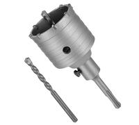Scie Cloche à Béton avec Tige SDS Plus, Scie Cloche Beton Ø68 mm avec 110 mm SDS Plus Poignée Barre de Connexion pour Percer Des Trous Dans les Murs en Blocs de Béton