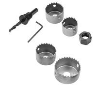 Scie cloche à bois - AKOZON - 1 Jeu - Acier au carbone - Lame tranchante - Pour percer des trous